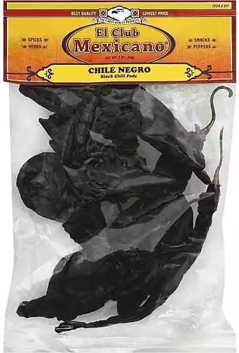 El Club Mexicano - Black Chili Pods 3.0 oz.