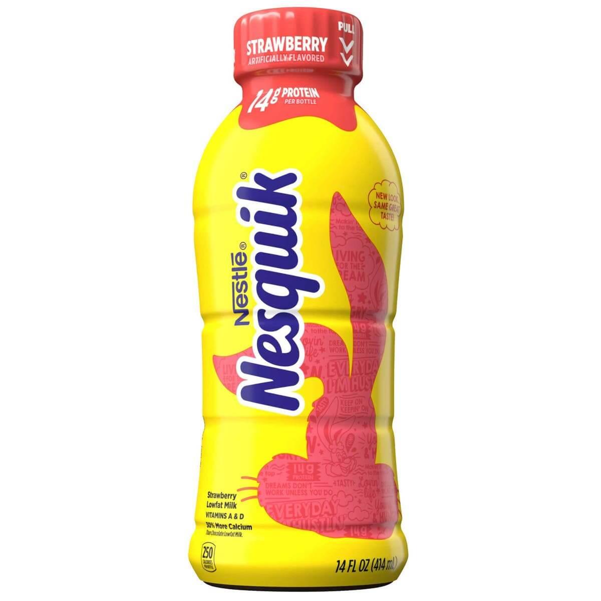 Nestle - Nesquik Strawberry Lowfat Milk