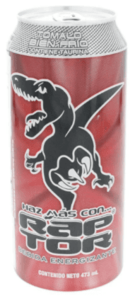 Raptor Sparkling Energy Drink 16oz