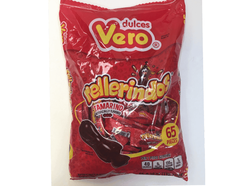 Vero - Rellerindos Chili Filled Acidulated Hard Candy Tamarind 65ct, 24.7oz