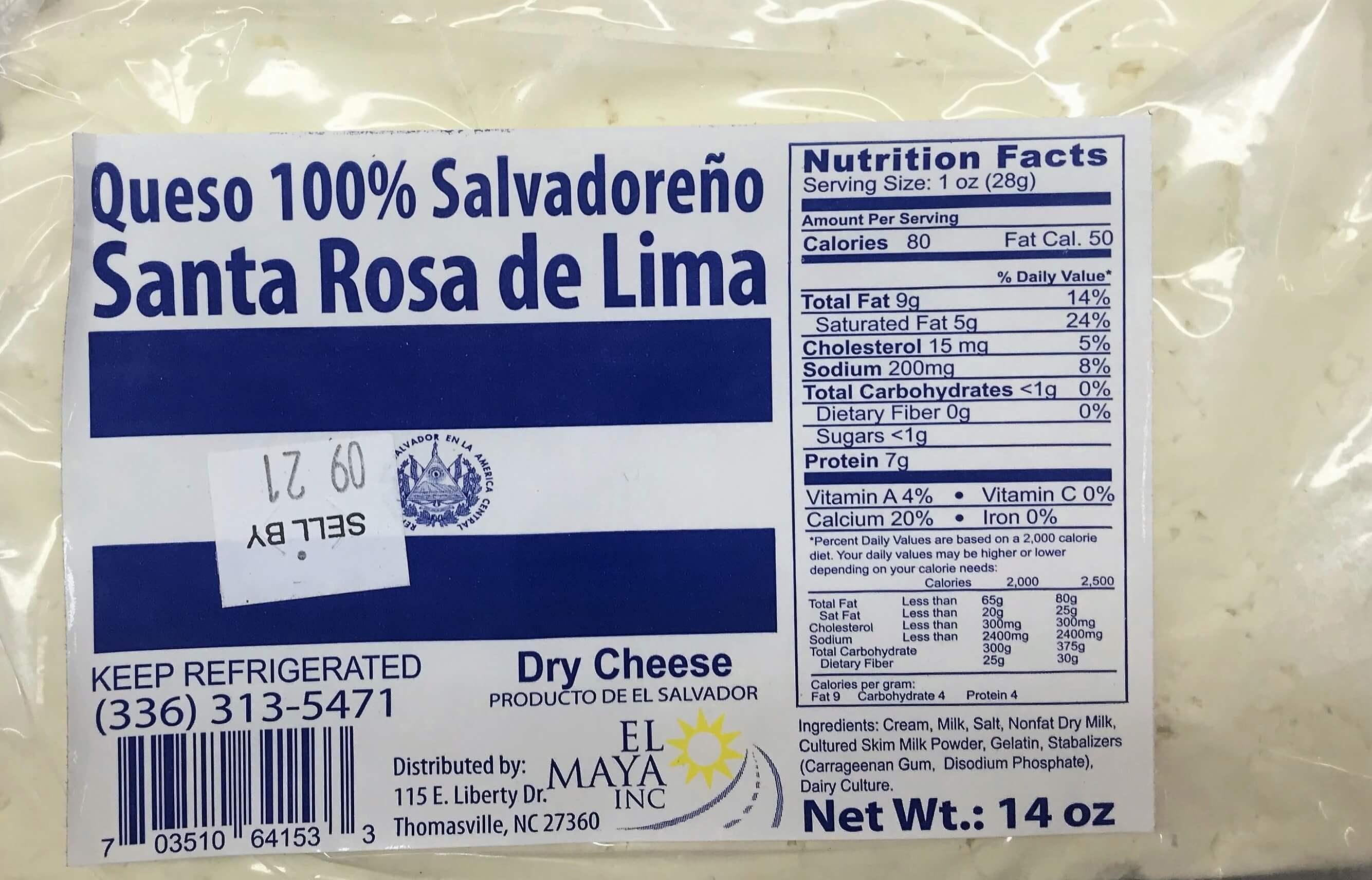 El Maya Inc - Dry Cheese 14oz.