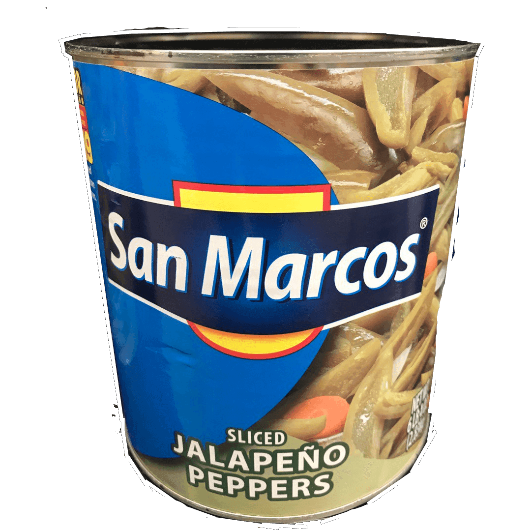 San Marcos - Sliced Jalapeño Peppers 6Lb 4oz