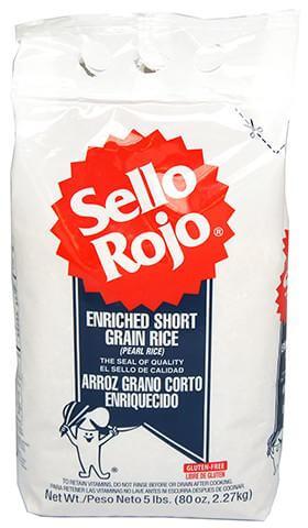 Sello Rojo - Short Grain White Rice 5lb.