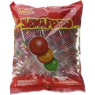 Vero - Semaforo Lollipops 40Ct, 22.6 Oz