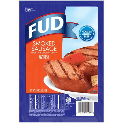 FUD - Smoked Sausage with Chicken & Pork 40 oz