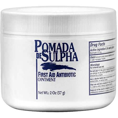 Pomada de Sulpha - First Aid Antibiotic Ointment, 2oz