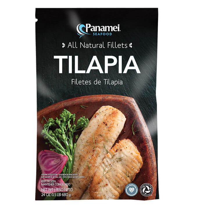 Panamei Seafood - Frozen Tilapia Fillets 1 Lb