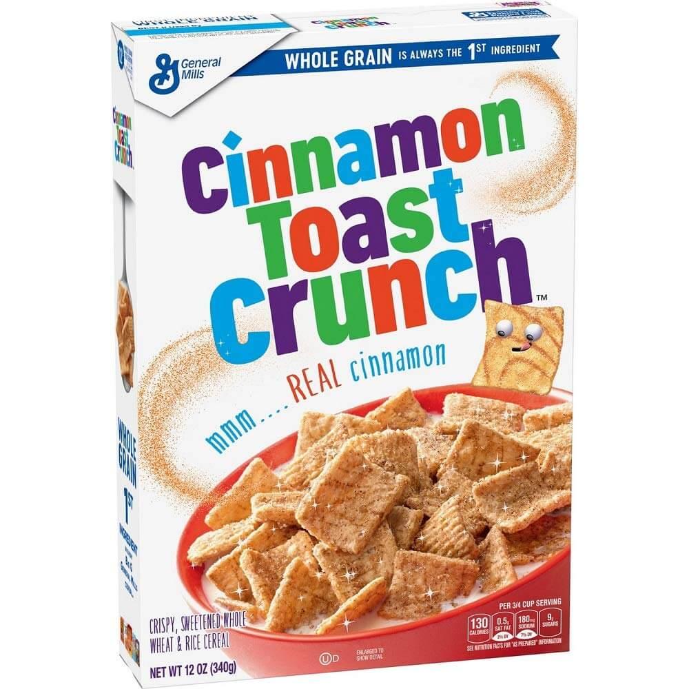Cinnamon Toast Crunch - Cereal, Crispy, Sweetened whole , wheat & rice cereal 12 oz