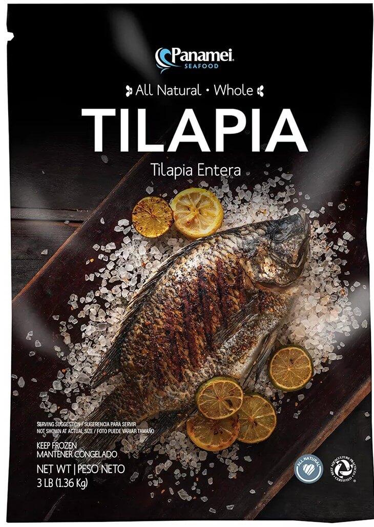 Panamei Seafood - Frozen Whole Tilapia 3 Lb