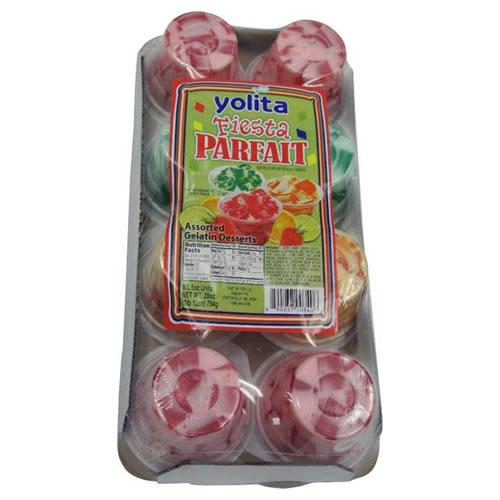 Yolita - Fiesta Parfait Gelatin 8ct/3.5oz Cups