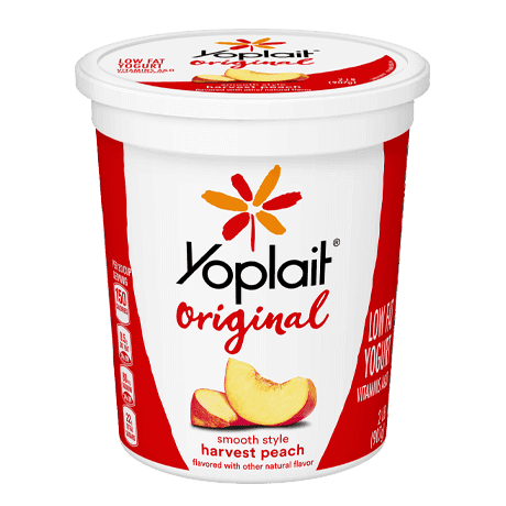 Yoplait - Original Harvest Peach Low Fat Yogurt 2Lb
