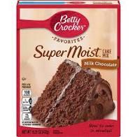 Betty Crocker - Supermoist Cake Mix, Milk Chocolate, 15.25 Oz