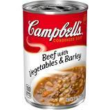 Campbell's - Beef with Vegetables & Barley Condensed Soup 10.50 oz