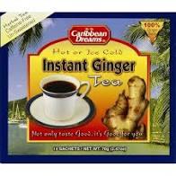 Caribbean Dreams - Instant Ginger Tea Un-Sweetened 14 Sachets