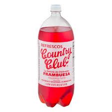 Country Club - Refrescos Raspberry Soda, 2 L