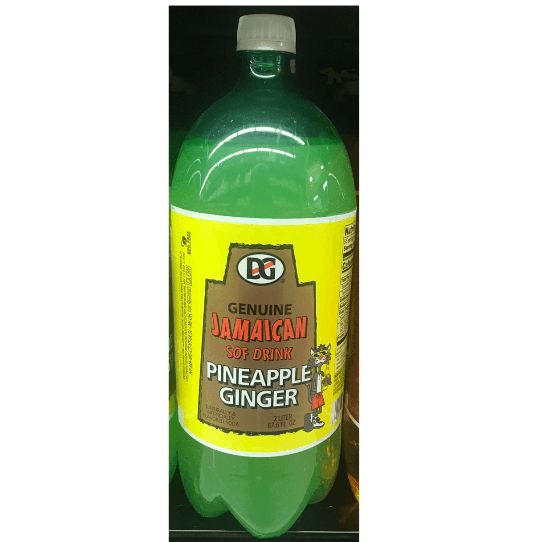 DG - Jamaican Soda, Pineapple Ginger, 2L