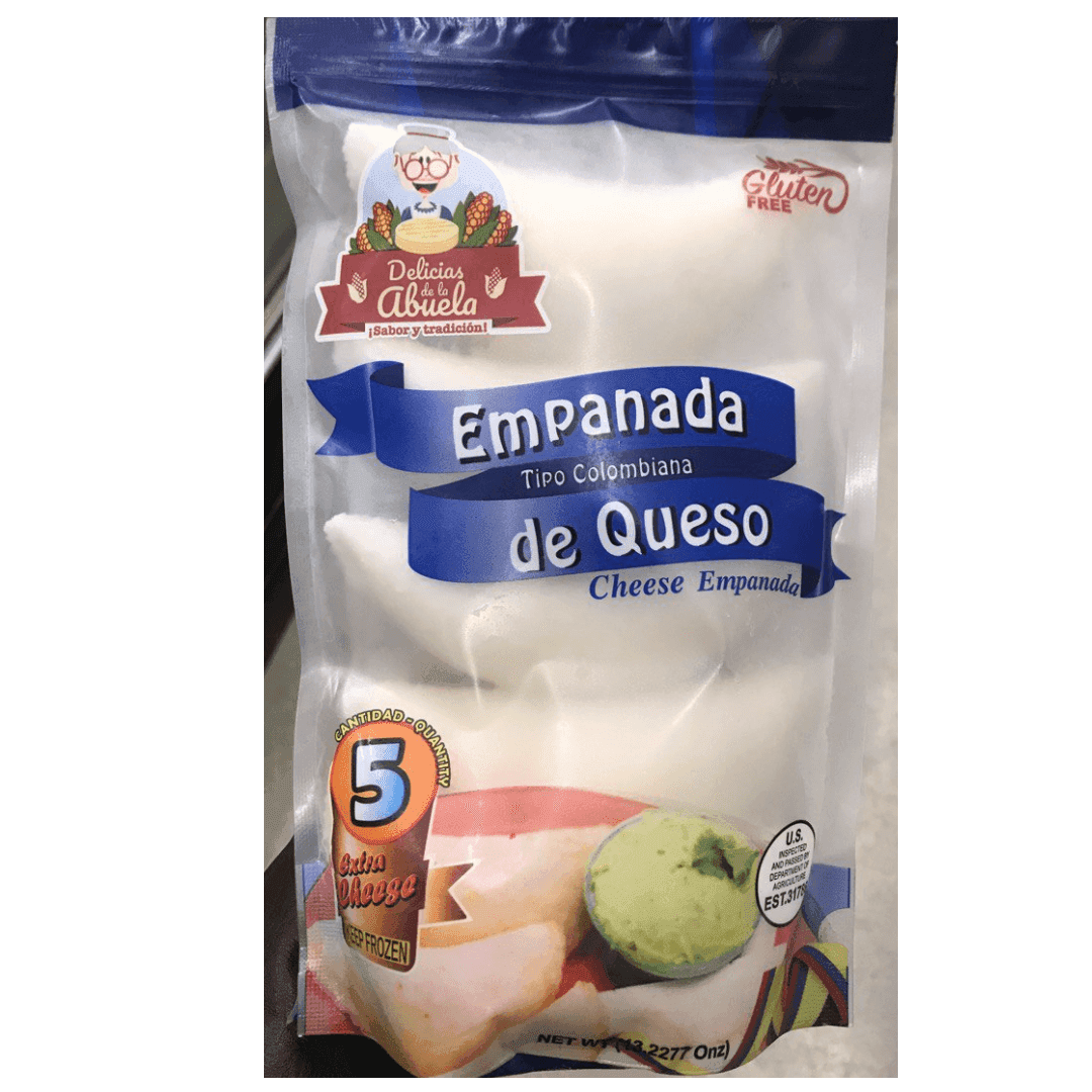 Delicias de la Abuela - Frozen Cheese Empanadas 13.22oz, 5Ct