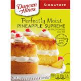 Duncan Hines - Perfectly Moist Pineapple Supreme Cake Mix 15.25oz