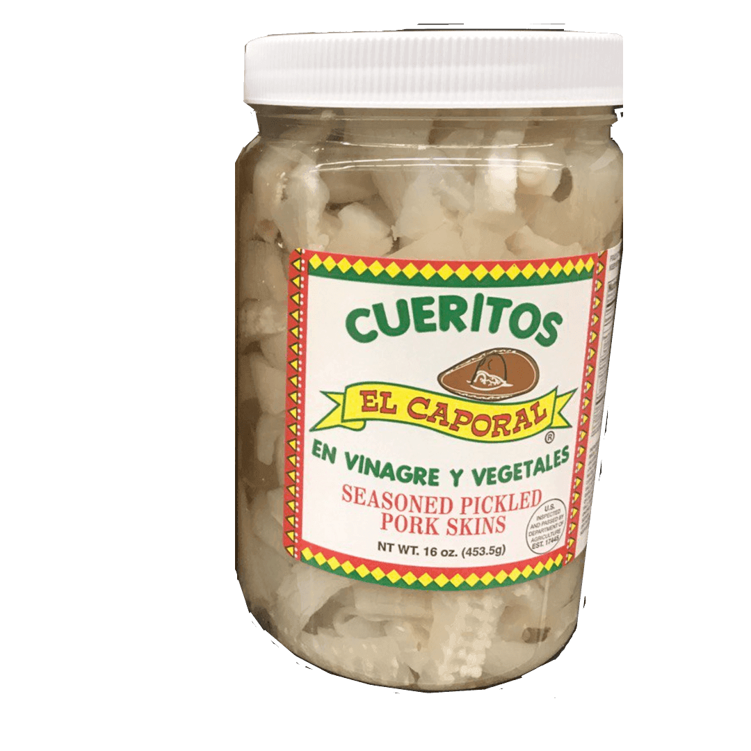 El Caporal - Seasoned Pickled Pork Skins 16oz