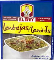El Rey - Lentils Seasoning Mix 0.53 Oz
