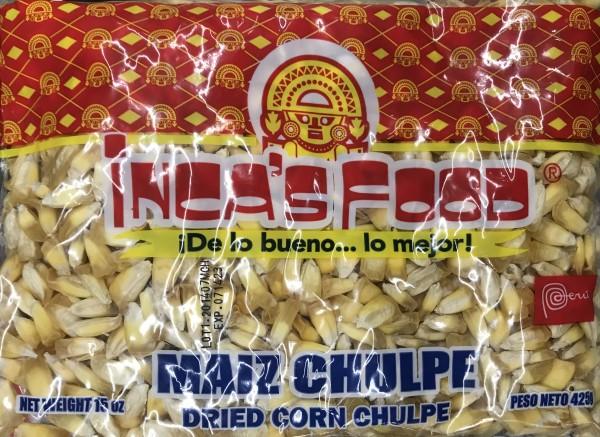 Inca's Food - Dried Corn Chulpe for Toasting 15 oz