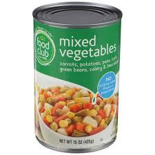 Food Club - Mixed Vegetables 15oz