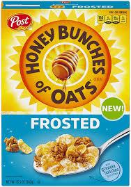 Honey Bunches of Oats - Frosted Breakfast Cereal 13.5oz