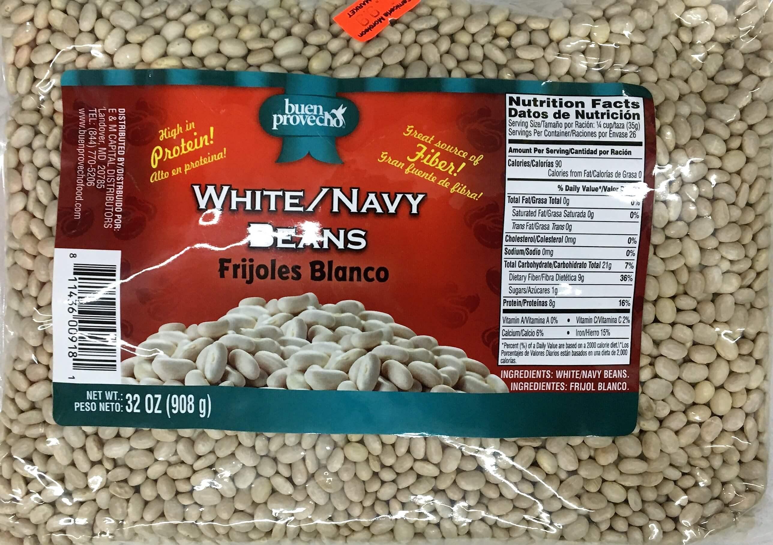Buen Provecho - White/Navy Beans 32oz.