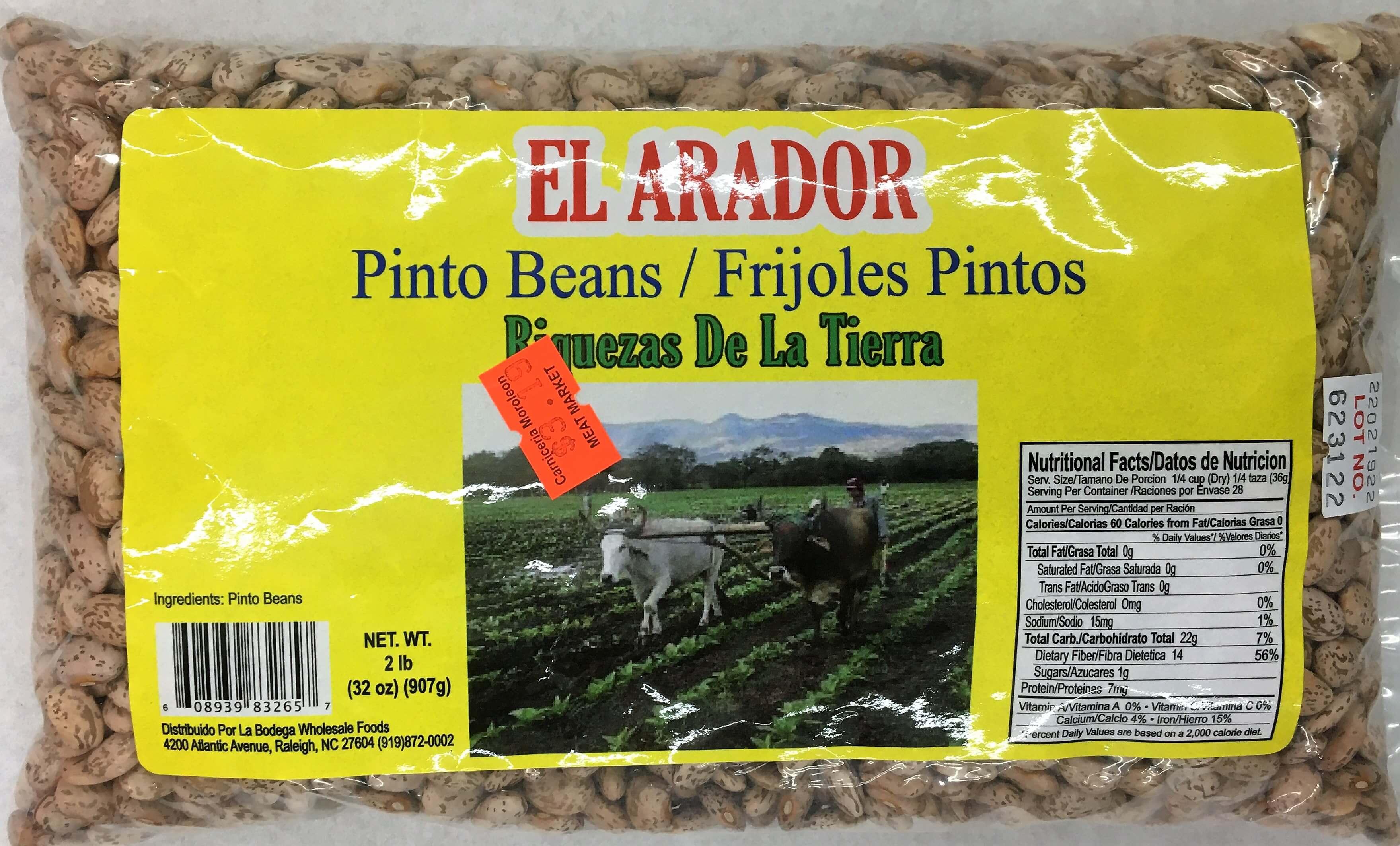 El Arador - Pinto Beans 32oz.