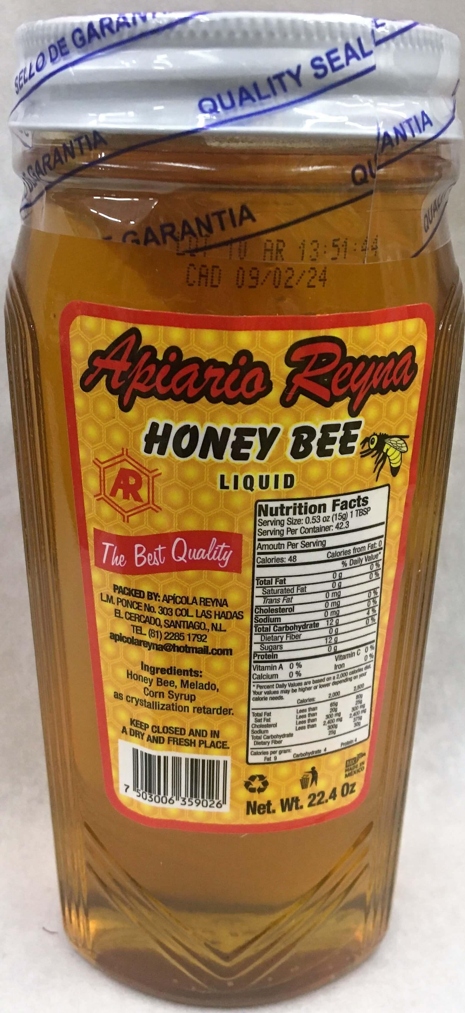 Apiario Reyna - Honey Bee Liquid 22.4 oz