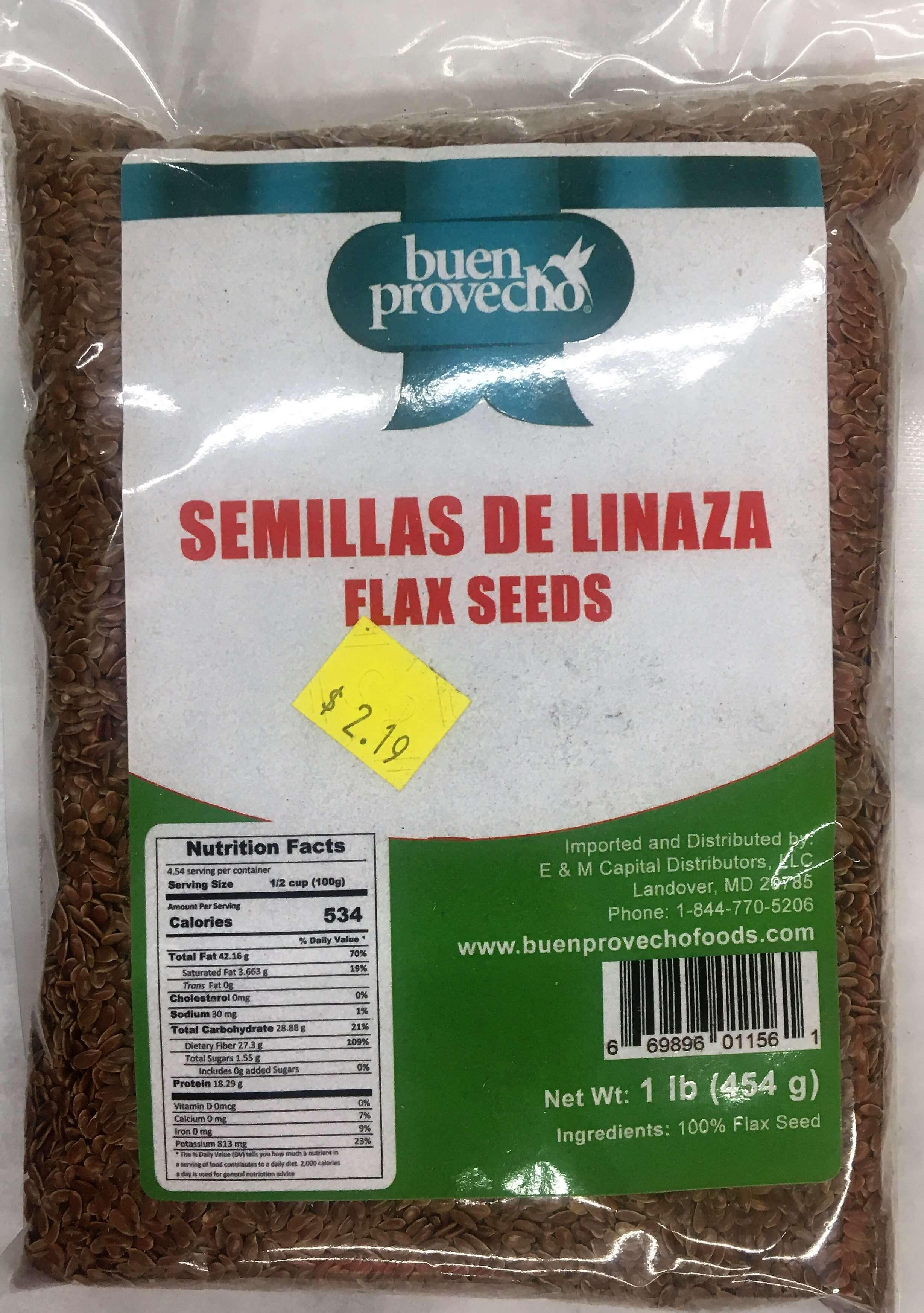 Buen Provecho - Flax Seeds 1 Lb