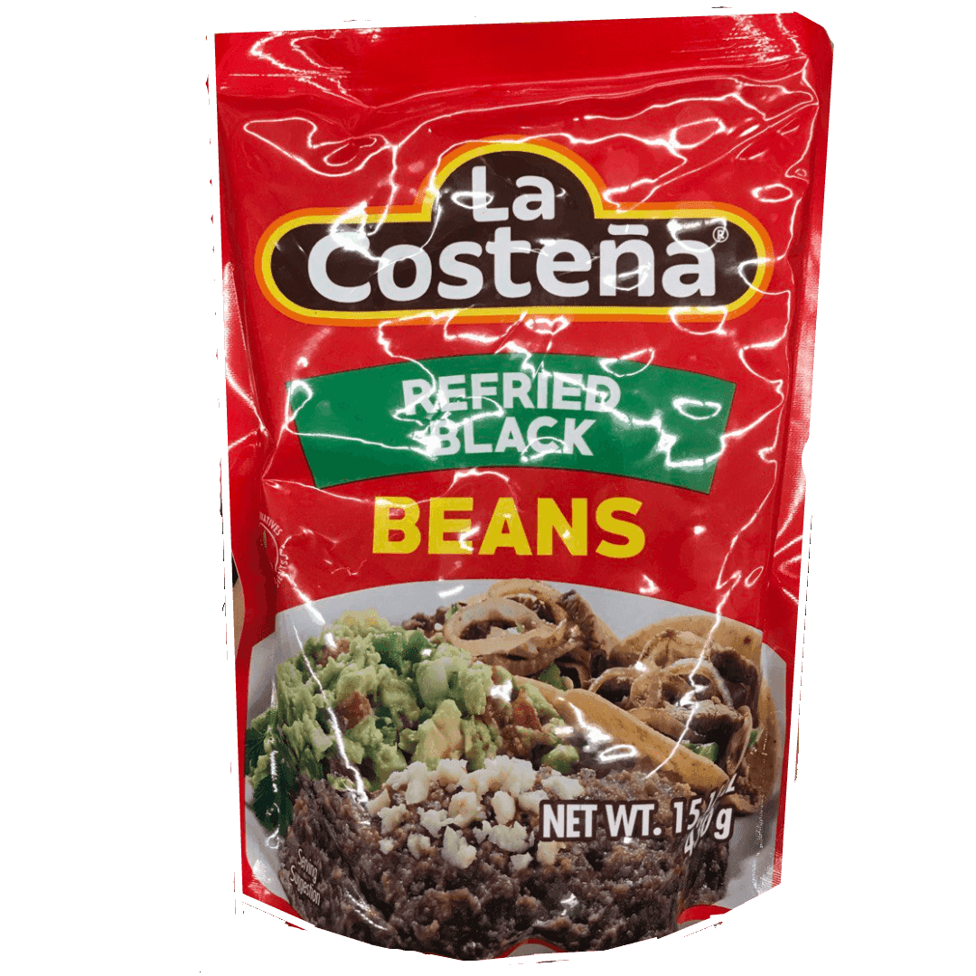 LC - Refried Black Beans, 15.16 oz