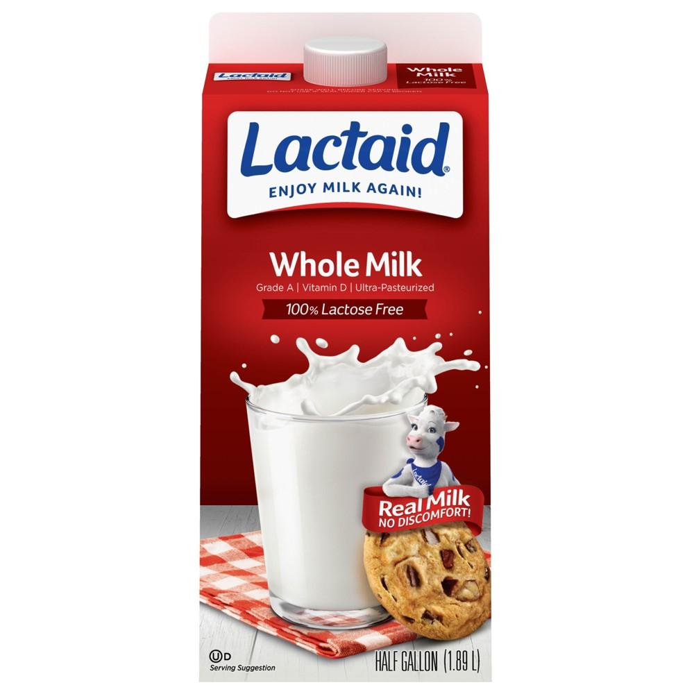Lactaid 100% Lactose Free Whole Milk 1/2Gal