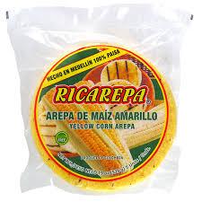 Ricarepa - Yellow Corn Arepa 19oz, 5ct