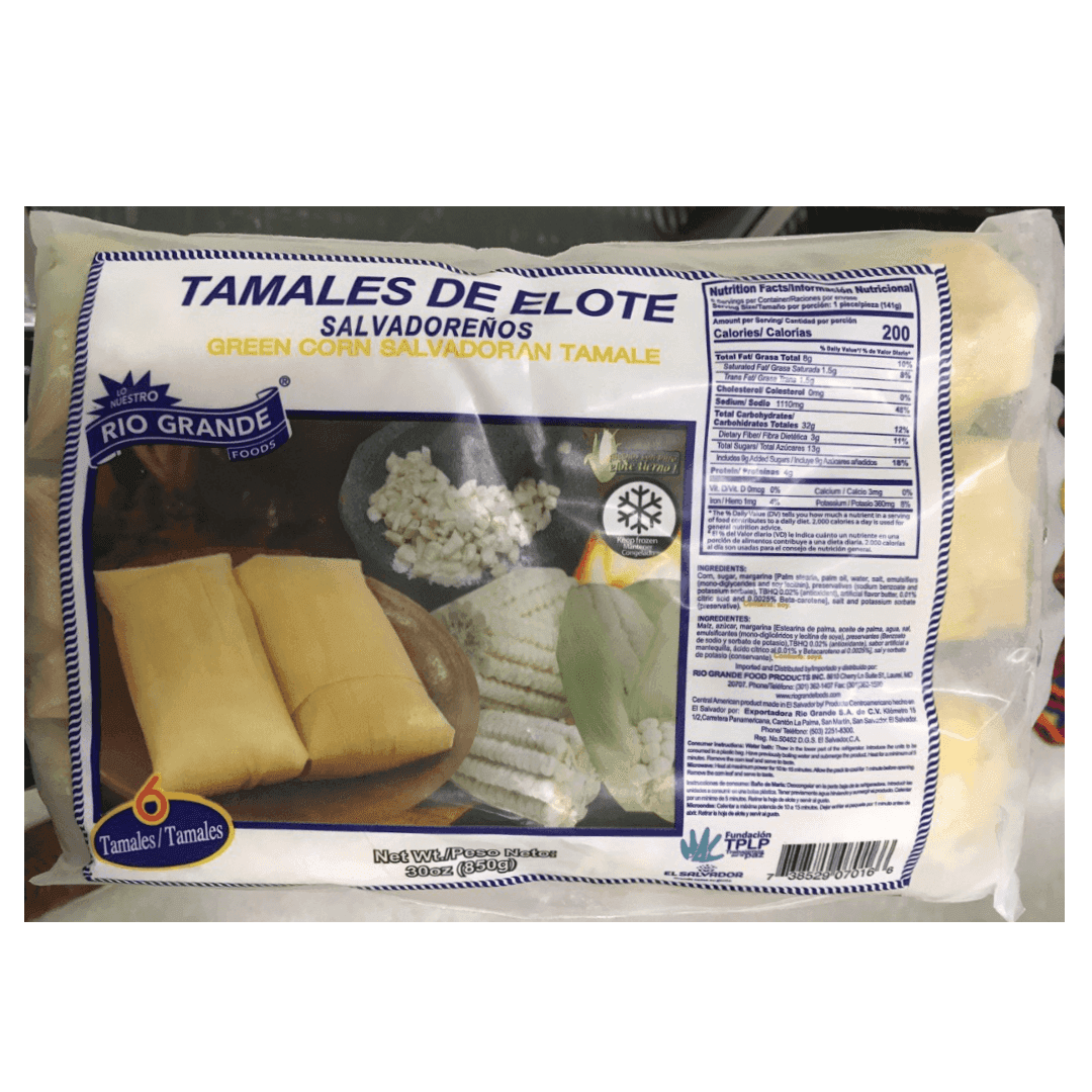 Rio Grande - Frozen Corn Tamales 30oz 6Ct