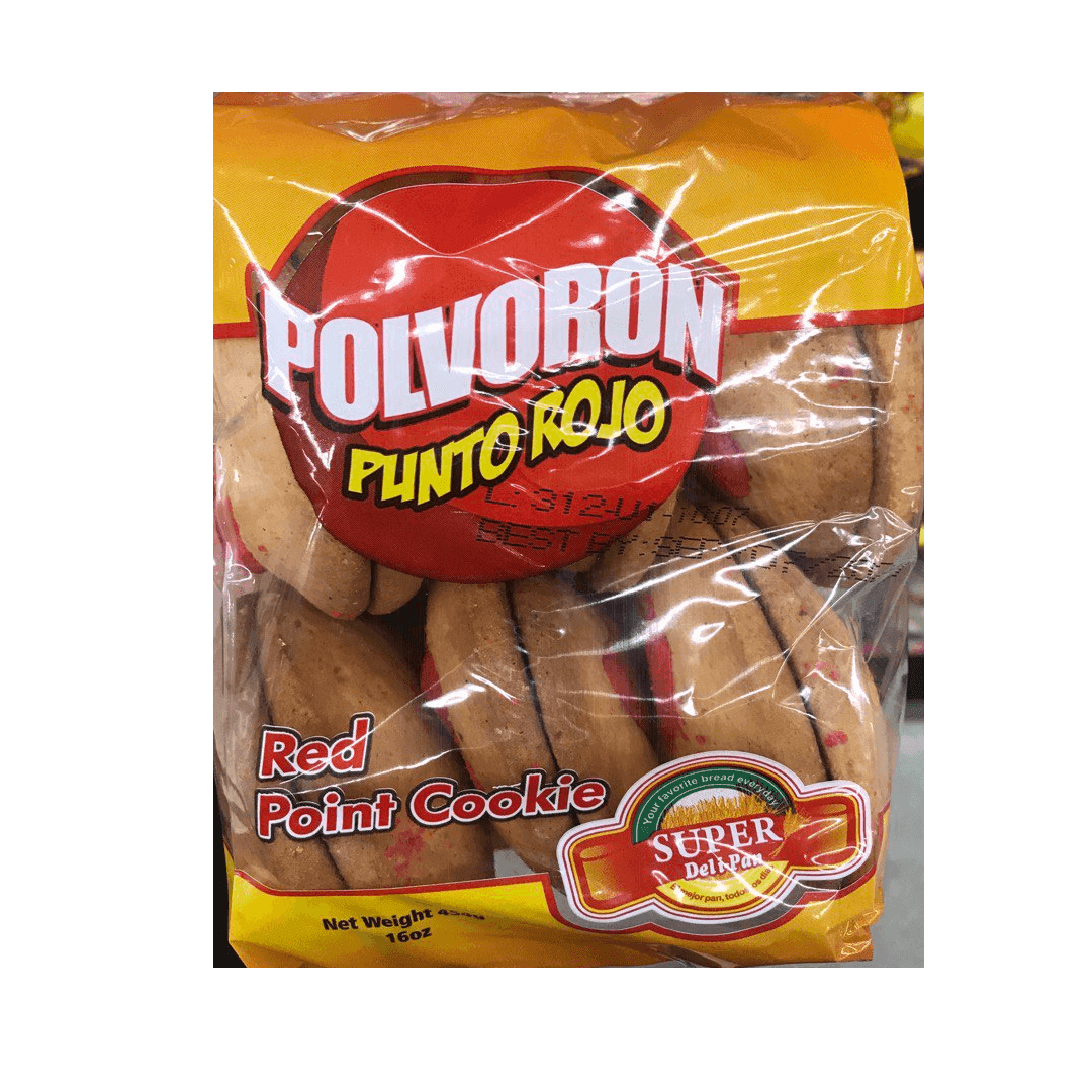Super Deli-Pan - Polvorón Red Point Cookie 12ct, 16oz