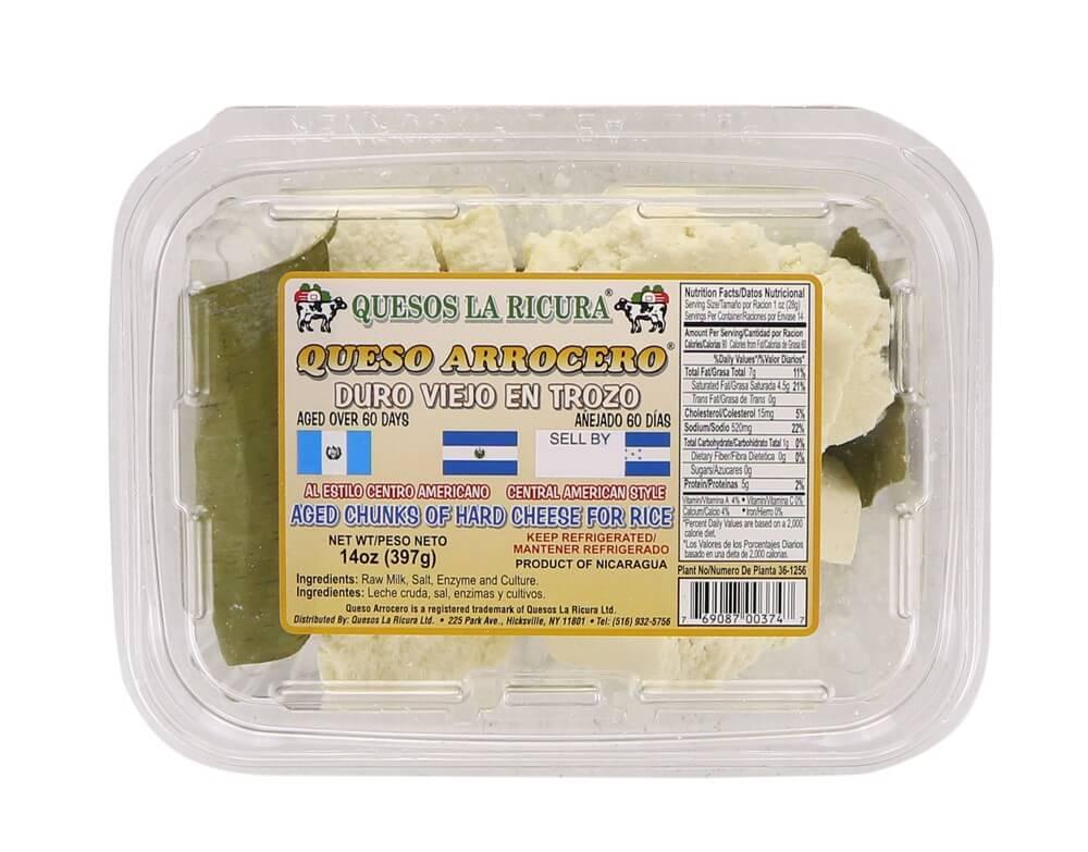 Quesos La Ricura - Aged Chunks of Hard Cheese for Rice 14 oz
