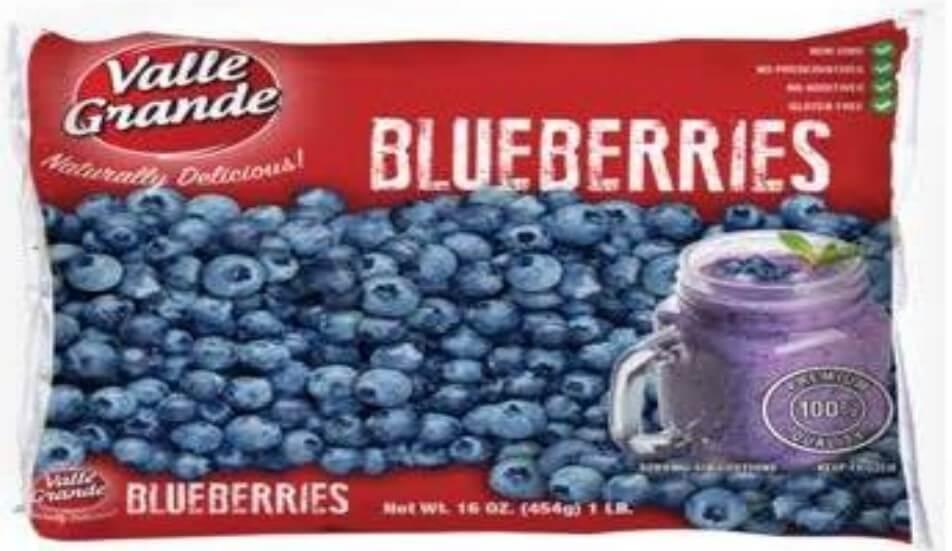 Valle Grande - Frozen Blueberries 16oz.
