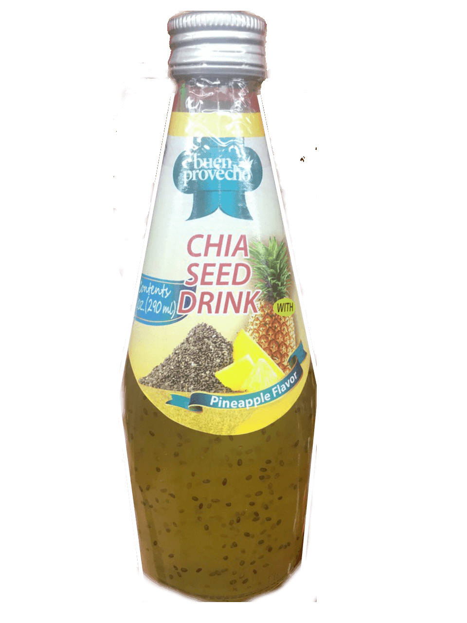 Buen Provecho - Chia Seed Drink with Pineapple 9.8 Fl. oz.