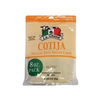 La Chona - Cotija Mexican Style Grated Cheese 8 oz