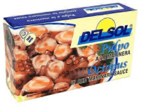 DelSol - Jumbo Squid in Marinara Sauce 4oz