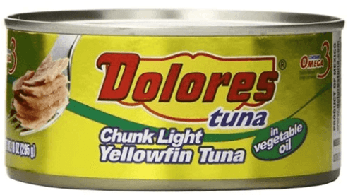 Dolores - Tuna Chunk Light Yellowfin in Vegetables Oil 10oz