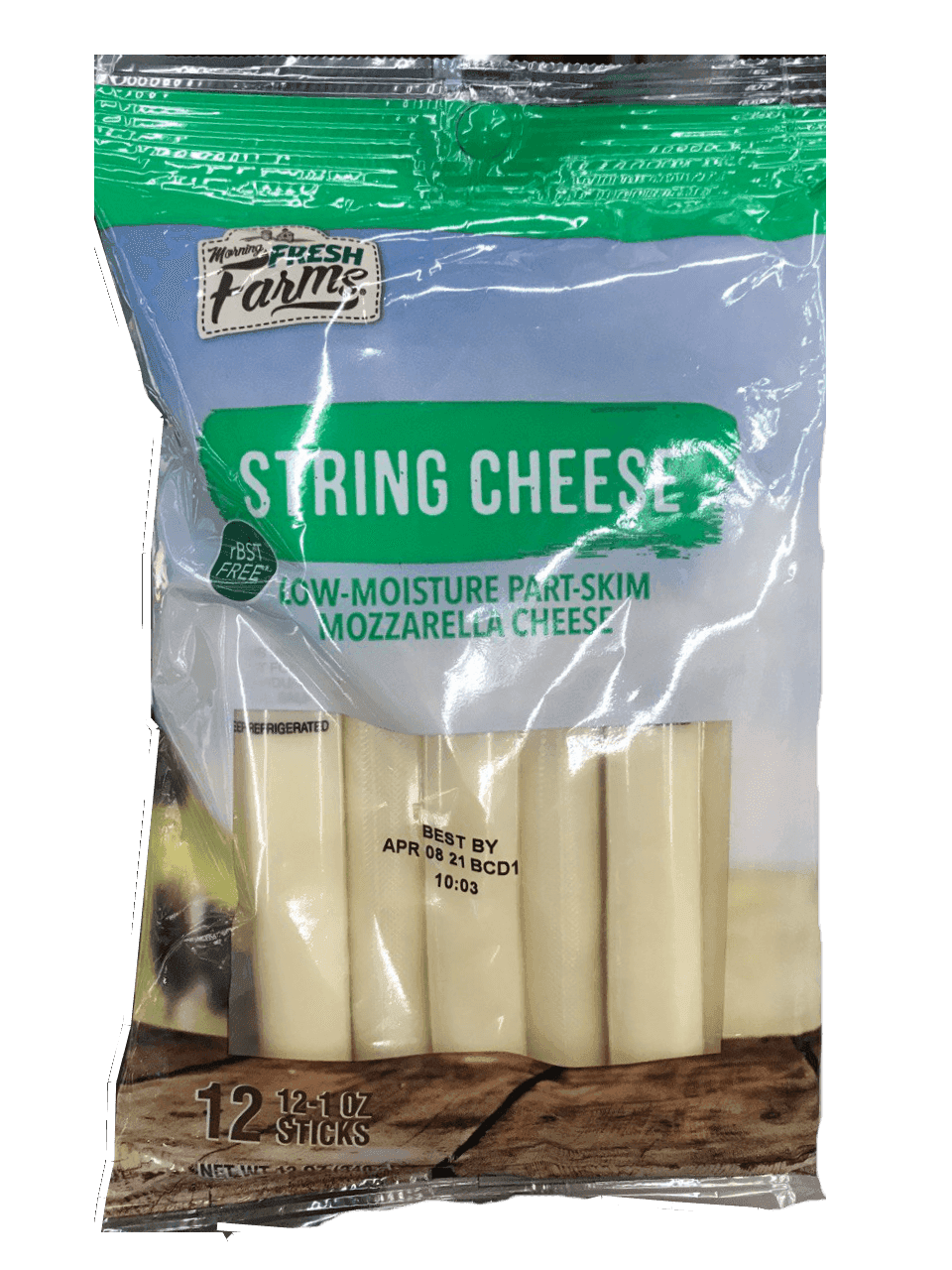 Fresh Farms - String Mozzarella Cheese 12ct, 12oz