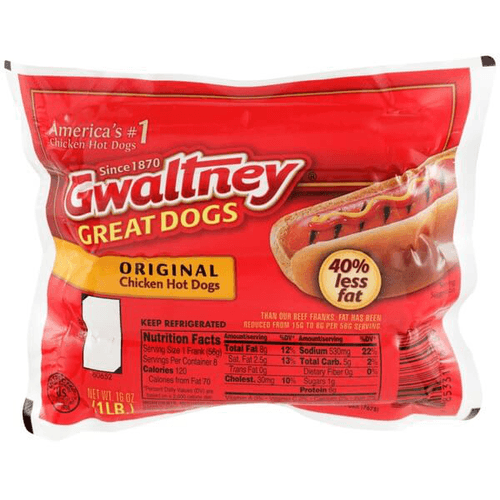 Gwaltney - Original Chicken Hot Dogs 16 oz