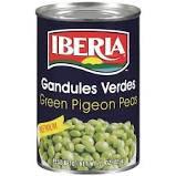 Iberia - Green Pigeon Peas - 15oz