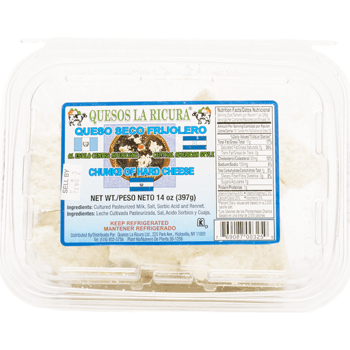 Quesos La Ricura - Chunks of Hard Cheese 14 oz