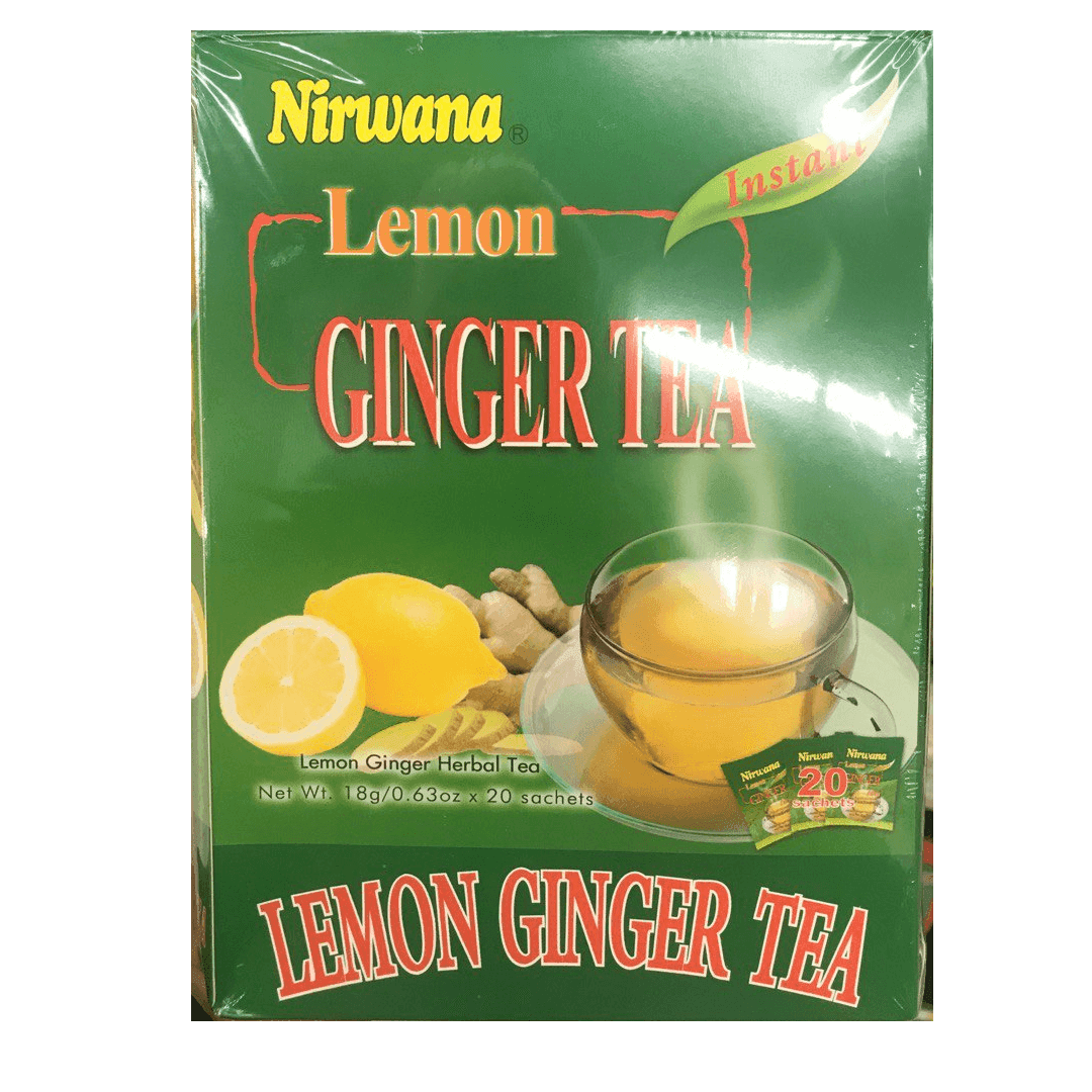 Nirwana - Lemon Ginger Tea 0.63oz X 20 Sachets