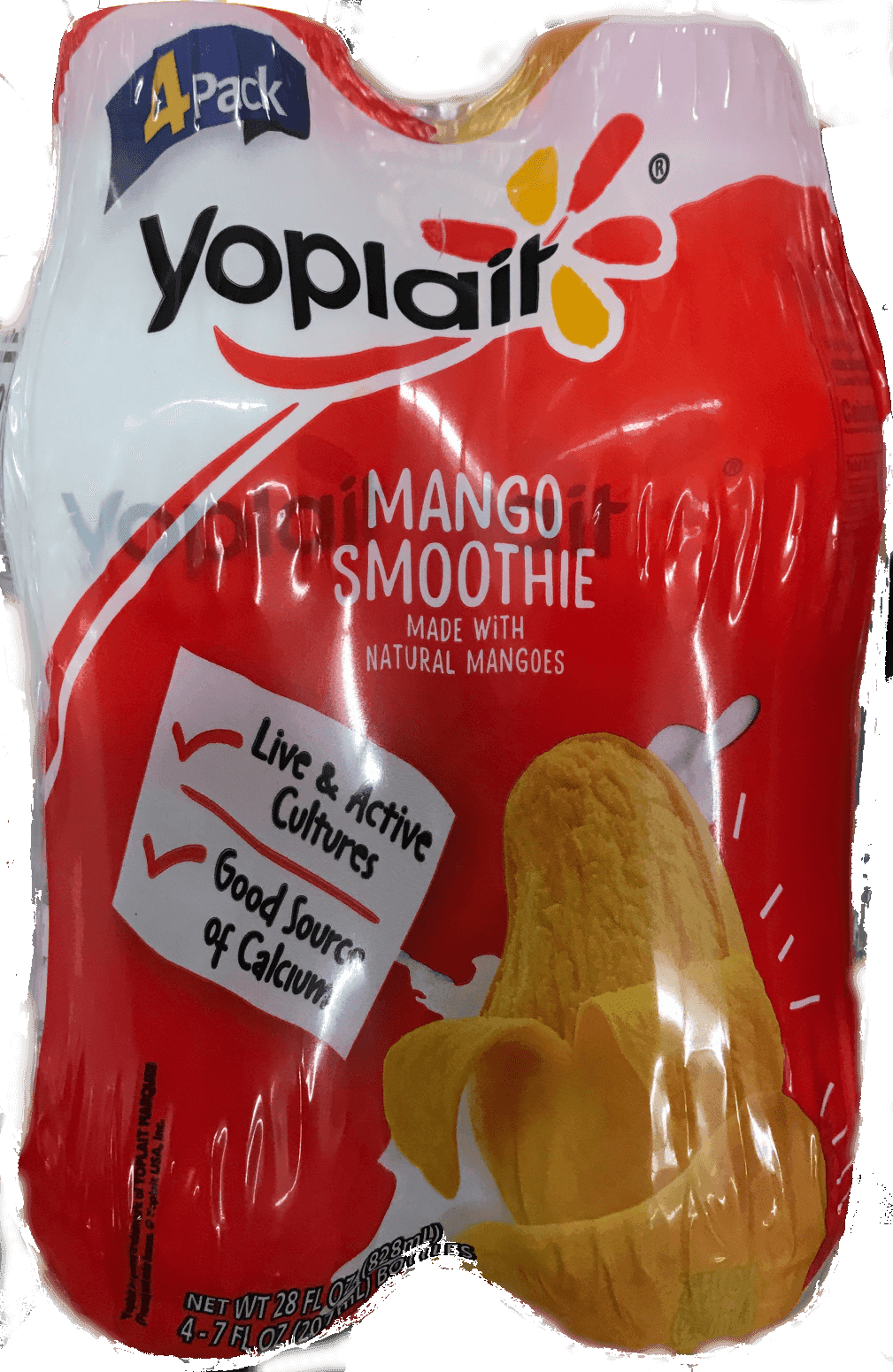 Yoplait - Mango Smoothie 4Pack 7oz Bottles