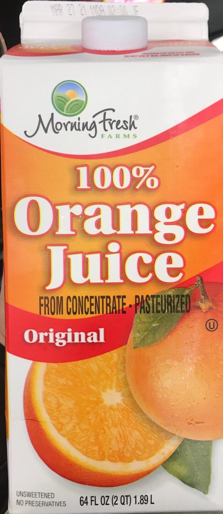 Morning Fresh Farms - 100% Orange Juice Original 64oz