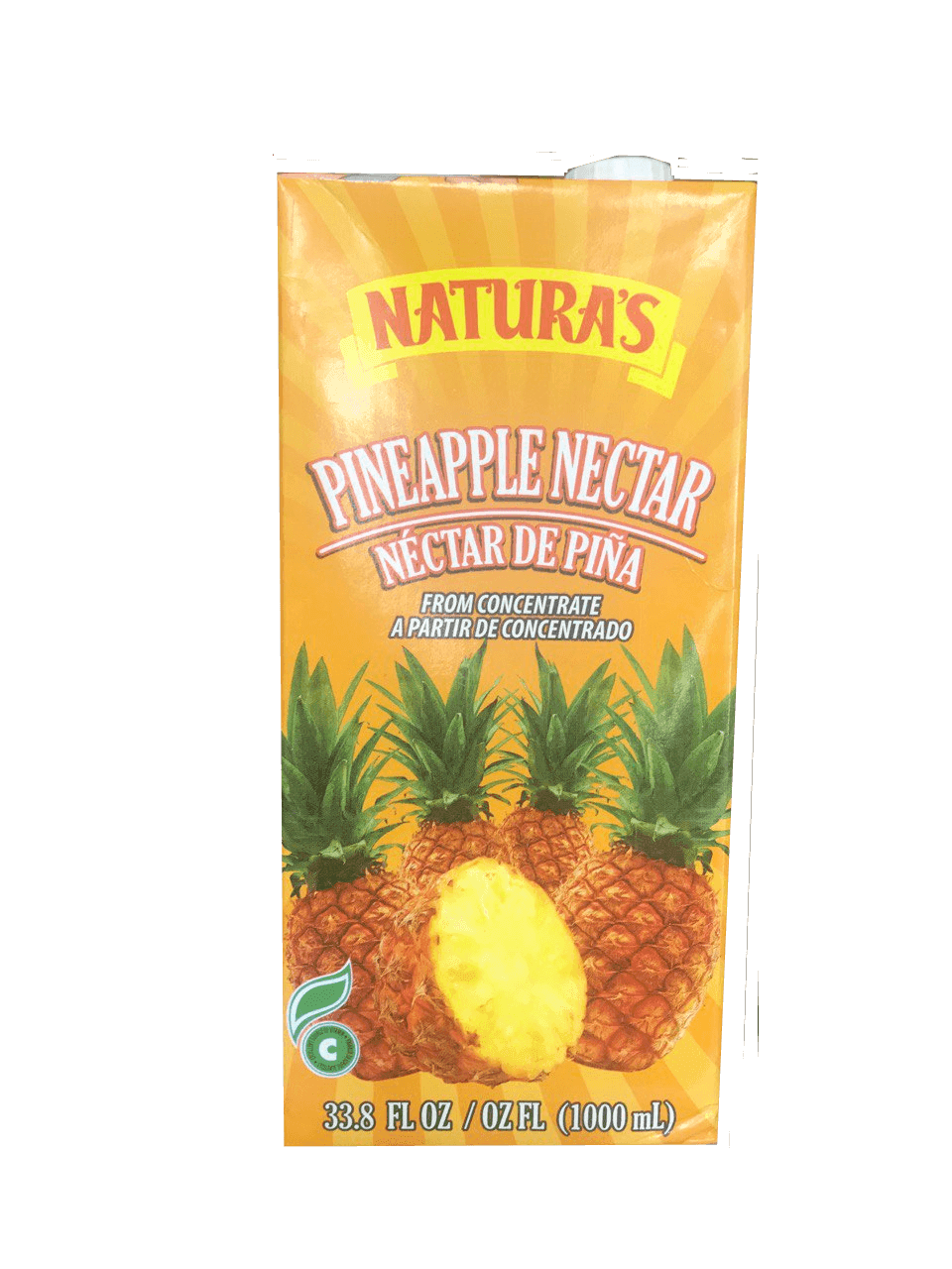 Natura's - Peach Pineapple 33.8 Fl oz.
